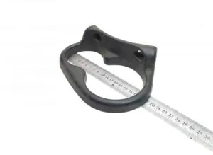 Scania cup holder, color black, approximate dimensions: 10 cm x 12 cm