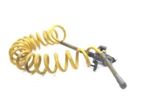 Yellow spiral air hose for scania trailer