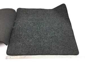 Car mats for mercedes – set of 2 pieces, dark gray