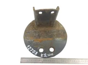 Left motor axle air bellows plate for volvo, code 12708 v. S. 2605