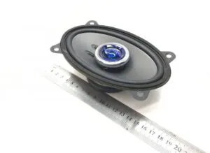 Oval diffuser scania 8383089, 16 cm, 4 mounting holes, black