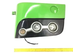 Left front bar cap with lights volvo (green/black)