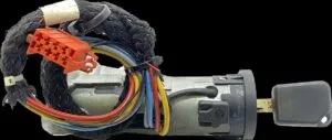 Key lock contact switch with wiring for renault