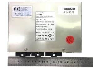 Scania door control unit type bt 24, code 25 010 0009 303, series m11781