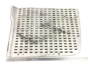 Frame cover plate daf 2271701 – perforated aluminum