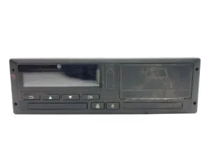 Scania tachograph – digital display and control buttons