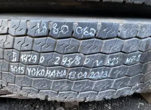 Scania wheel 295/80 r22. 5 yokohama, manufactured in 2023