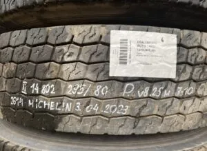 Michelin tire 295/80 r22. 5, scania, 2014