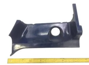 Large left plastic step plate for scania, code 1442655/1805341