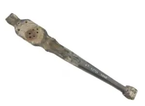 Pneumatic spring support left front axle volvo (82054188, 82378607, 82464177)