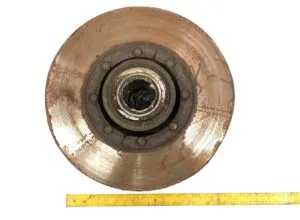 Front left disc brake wheel hub for volvo