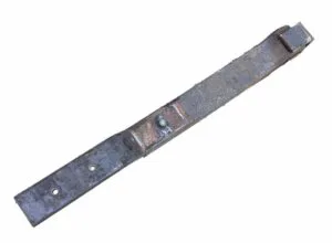 Pneumatic leaf spring secondary axle right scania