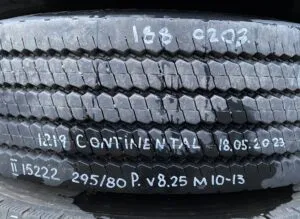 Continental wheel 295/80r22. 5 8. 25 m10-13