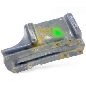 Right front bumper end support scania – rusty metal part
