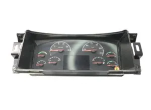 Volvo dashboard clock with analog and digital dashboard