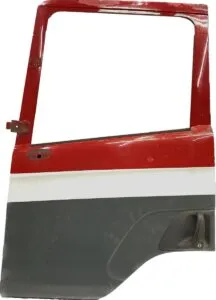 Left door for scania – red, white and grey