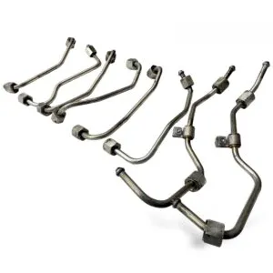 Fuel injector pressure pipe set iveco