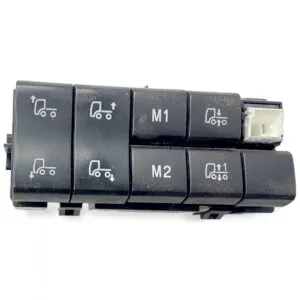 Scania switch module with m1 and m2 buttons for air suspension control