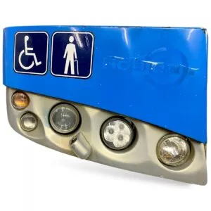 Right headlight housing solaris – panel with indicator for disabled persons and elderly