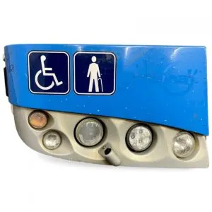 Right headlight case solaris public transport bus