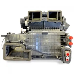 Cabin heating and cooling radiator set with scania housing
