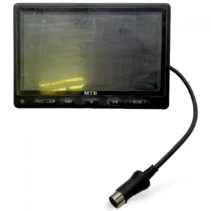 Driver screen scania mtb with circular connector and control buttons