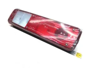 Right rear car lamp, red/white, generic model