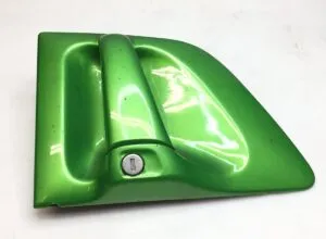 Exterior door handle right scania green with lock