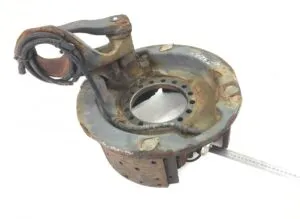 Brake support with drum left front axle volvo