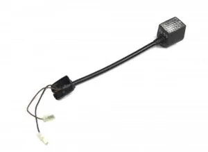 Flexible reading lamp with led and electrical connectors