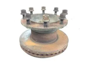 Wheel hub with brake disc right front axle renault 5010566141, 5010598305