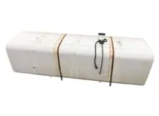 White Fuel Tank for MAN TGA - 800L, Dimensions 620x2140x675 mm