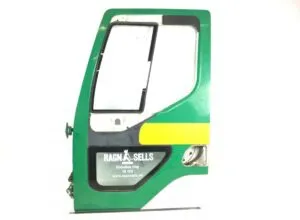 Left green door for volvo truck with window and ragn-sells logo