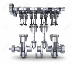 Crankshaft, connecting rod, piston with rings set for perkins 4108 engine