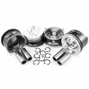 Set of pistons and segments for perkins engine 1106c