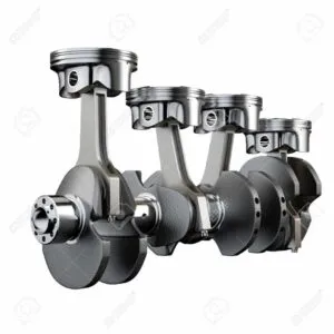 Crankshaft with segment set and connecting rod bearings for deutz bf6m1013ec engine