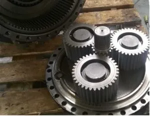 Wheel hub with gears for new holland lv80 lb90 backhoe loader
