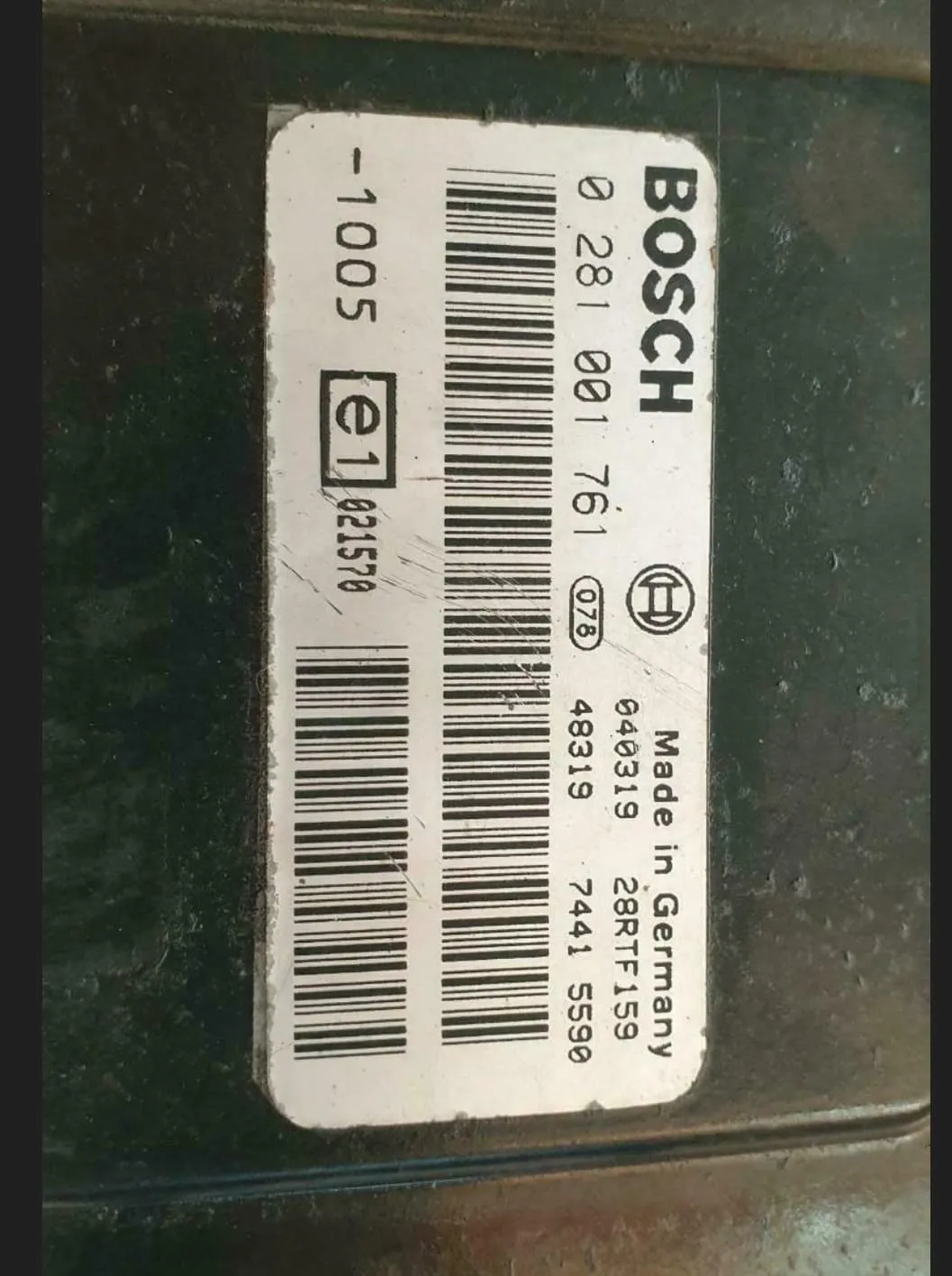 BOSCH MAN TGA D2866 Calculator LF26 0281001761