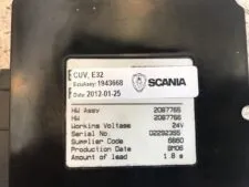 Scania Calculator CUV E32 EcuAssy 1943668 1943618