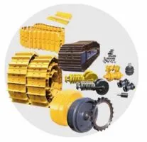 Parts and components for the undercarriage of Case excavators 1088, 1188, 9033, CX160, CX210, etc.
