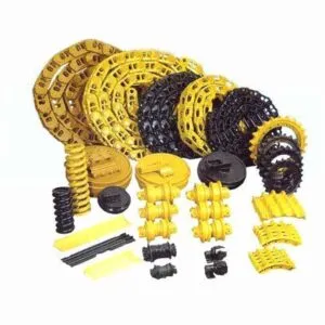 Parts and components for the track of the furukawa 640e excavator
