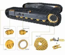Running board for Hyundai excavator R210 LC-3, LC-7, LC-9