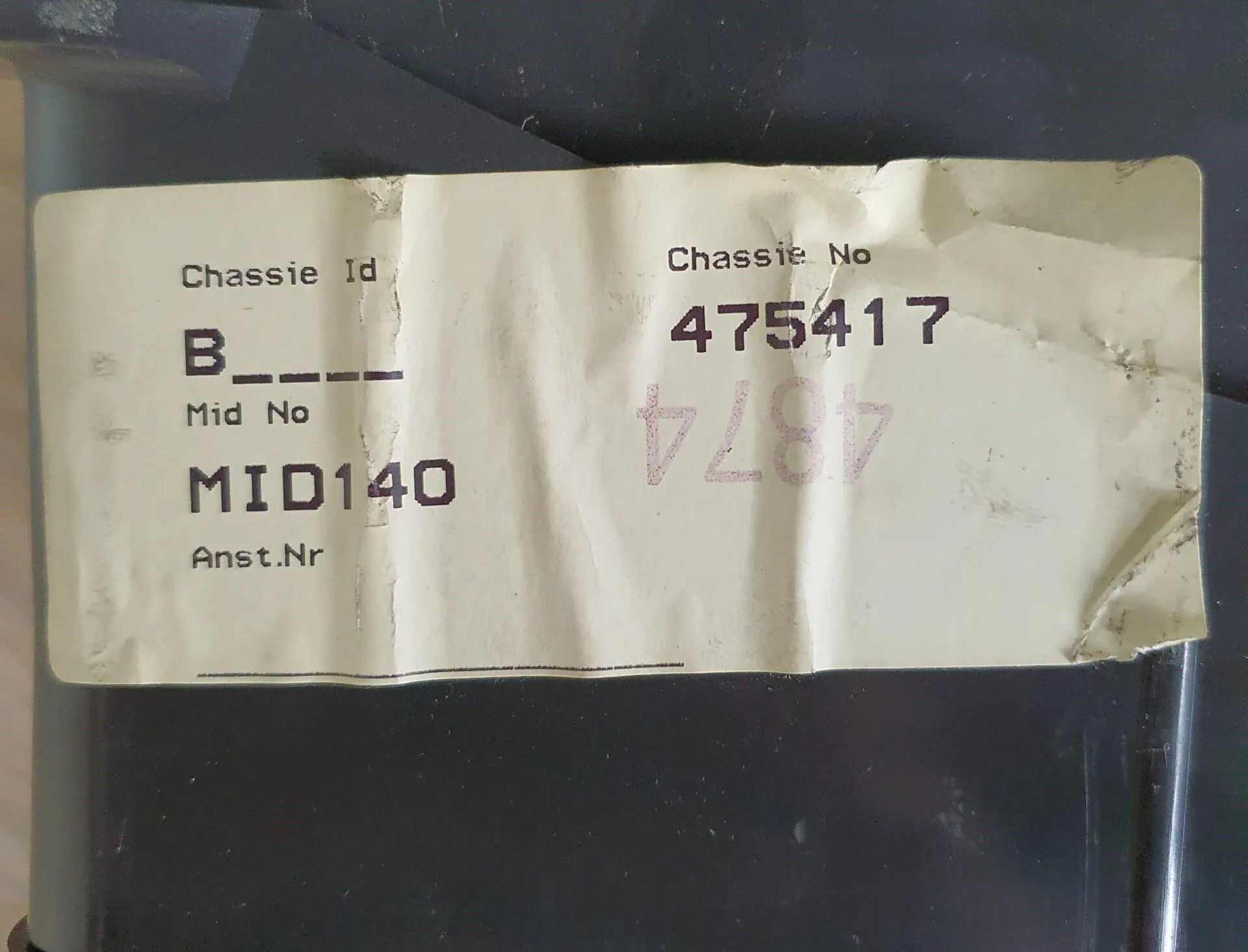 Dashboard clocks for Volvo FH13, part code 20739270U