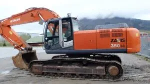 Dismantling hitachi zaxis 350 lc excavator