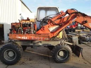Wheeled excavator ok mh city – original parts imported from germany
