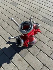 Aluminum b-cbc distributor for fire extinguishing systems
