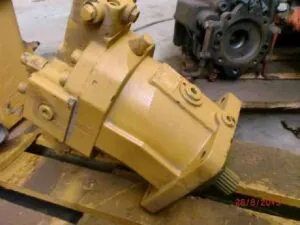 Hydromotor hydromatik a6vm160 second-hand, yellow color