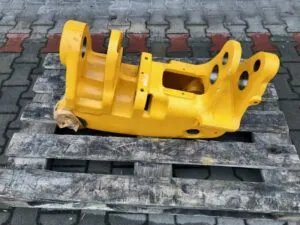 Yellow arm support for jcb 3cx