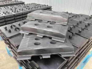 Rubber sole for volvo ec290 chain