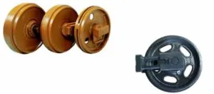 Guide wheels and lower rollers for bobcat x225 excavator